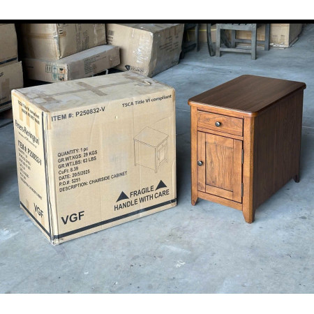 P2808-32 : Tủ Góc , Tủ Trang Trí - Màu Nâu Hạt Dẻ